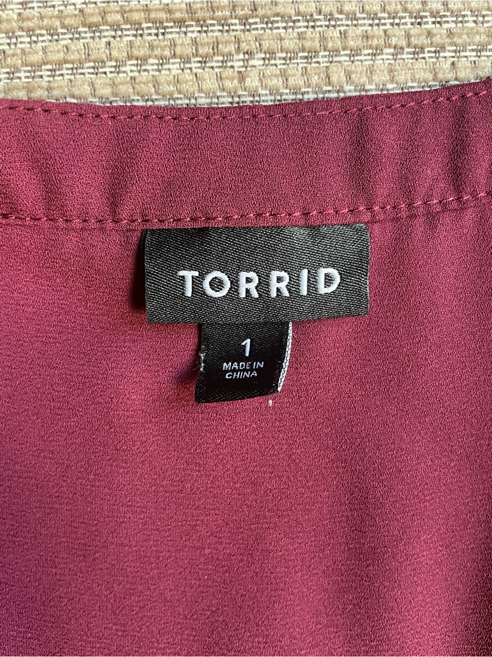 Torrid Dresses | Torrid Women's Burgundy Harper Sleeveless Shirtdress Size 1x - Picture 5 of 8